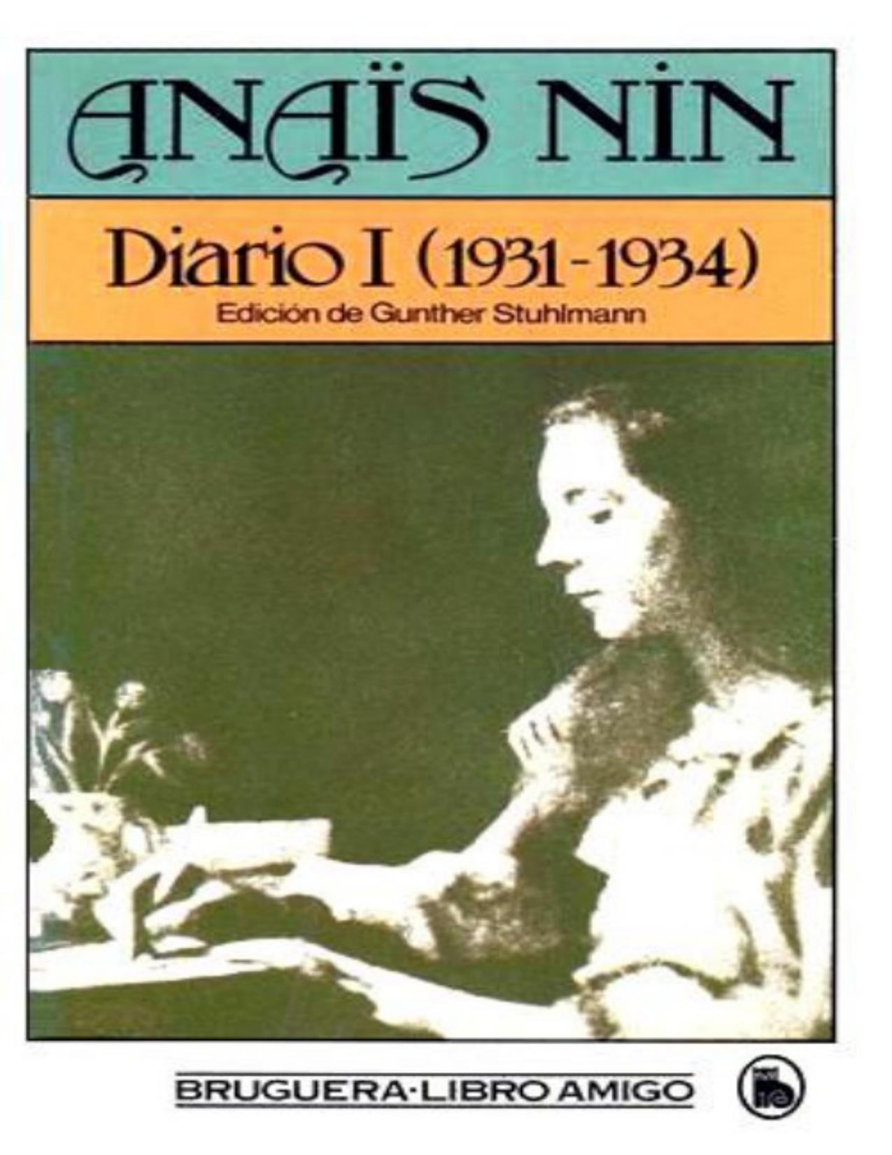 Diario I (1931 - 1934) de Anaïs Nin, portada del libro