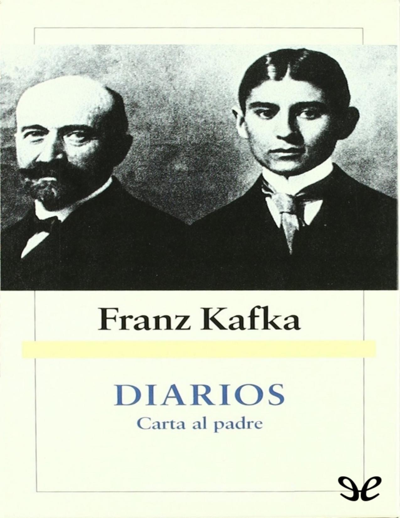 Diarios & Carta al padre de Franz Kafka, portada del libro