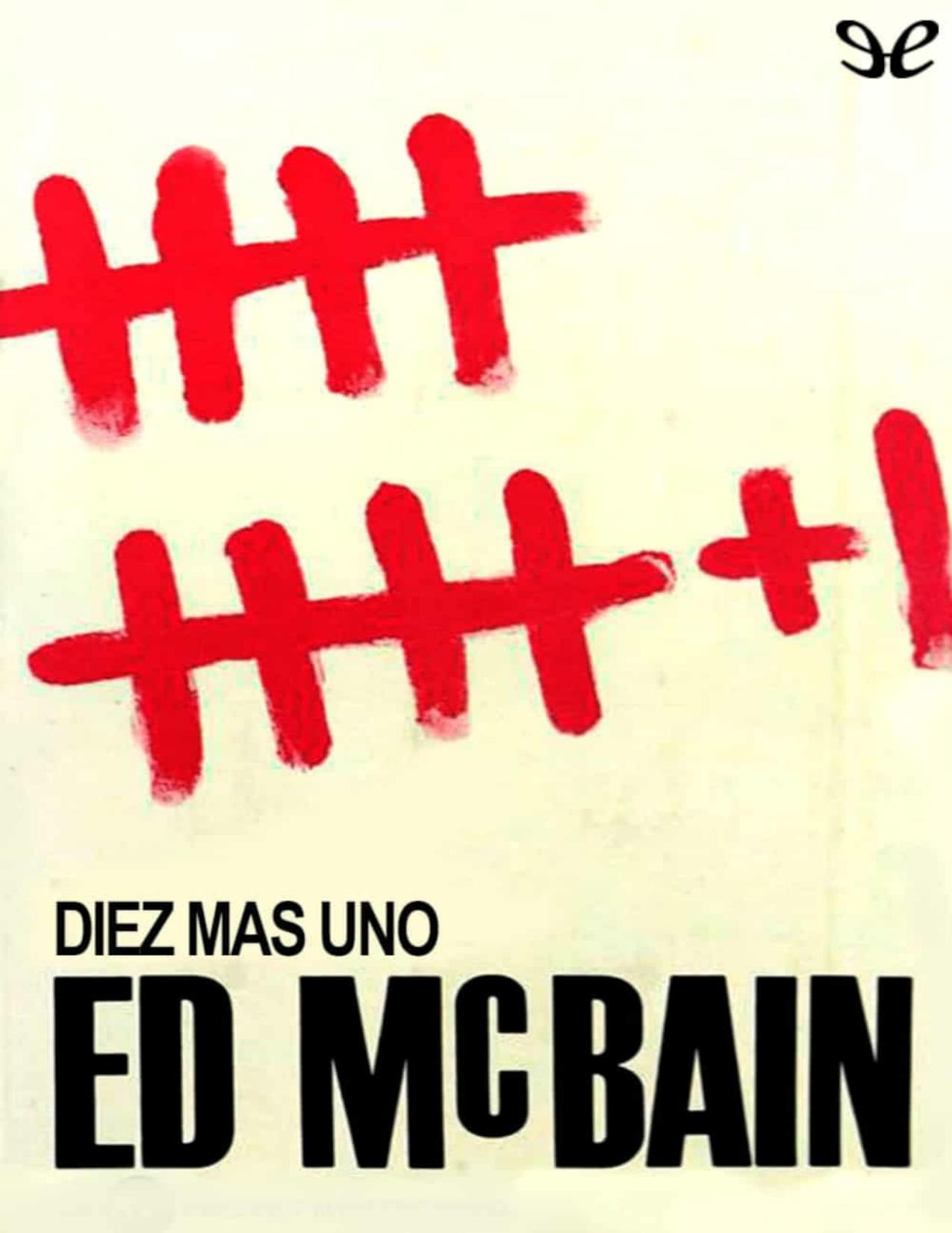 Diez mas uno de Ed McBain, portada del libro