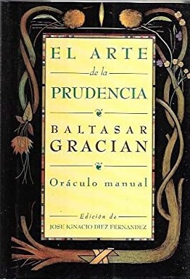 El arte de la prudencia de Baltasar Gracián, portada del libro