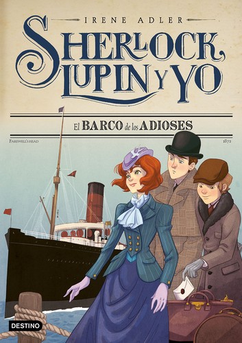 El barco de los adioses de Irene Adler, portada del libro