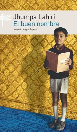 El buen nombre de Jhumpa Lahiri, portada del libro