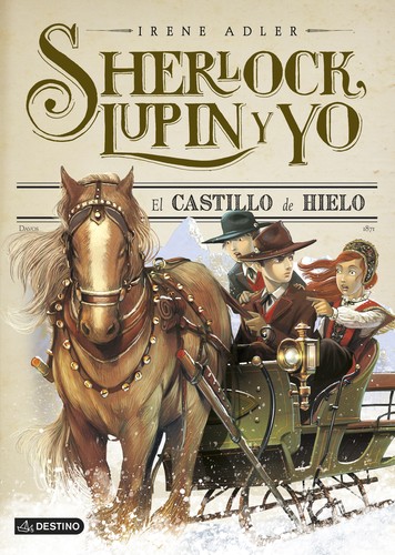 El castillo de hielo de Irene Adler, portada del libro