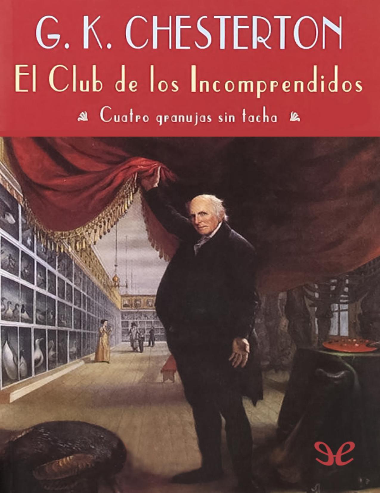 El club de los Incomprendidos de G. K. Chesterton, portada del libro