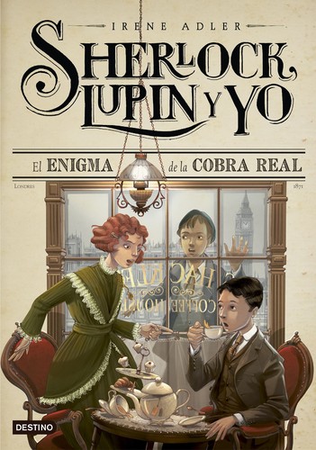 El enigma de la Cobra Real de Irene Adler, portada del libro