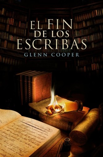 El fin de los escribas de Glenn Cooper, portada del libro