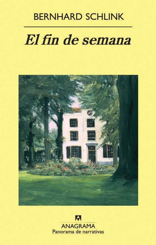 El fin de semana de Bernhard Schlink, portada del libro