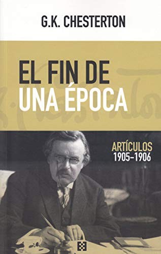 El fin de una época de G. K. Chesterton, portada del libro