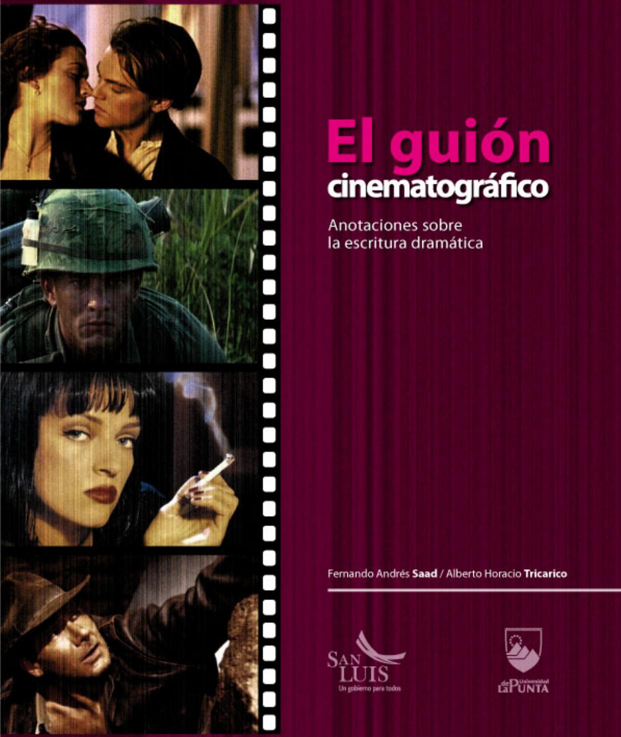 El guion cinematografico de Alberto Tricarico, portada del libro