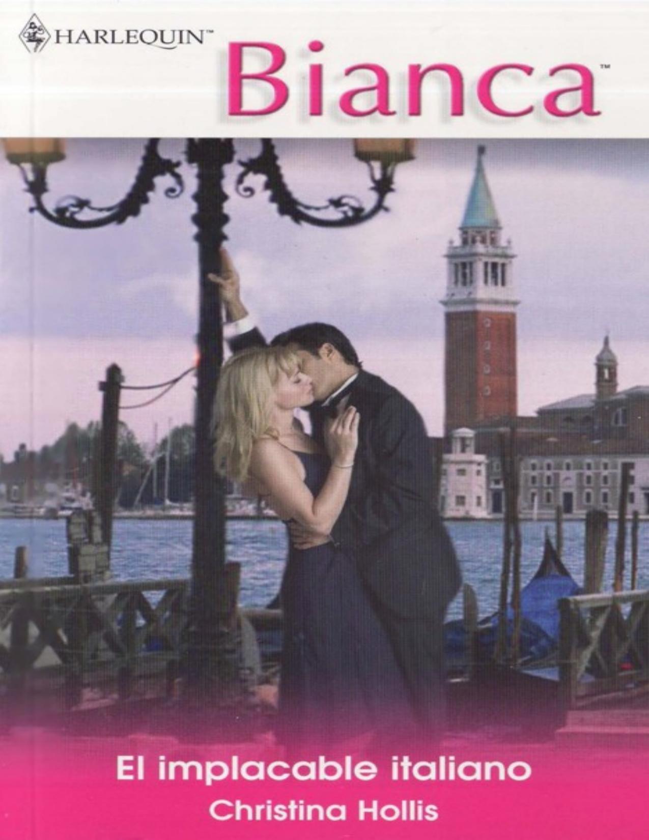 El implacable italiano de Christina Hollis, portada del libro