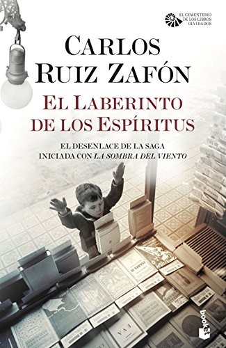 El Laberinto de los Espíritus de Carlos Ruiz Zafon, portada del libro