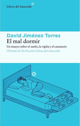 El mal dormir de David Jiménez Torres, portada del libro