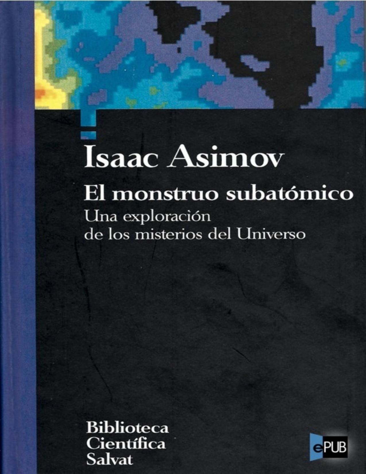 El monstruo subatomico de Isaac Asimov, portada del libro
