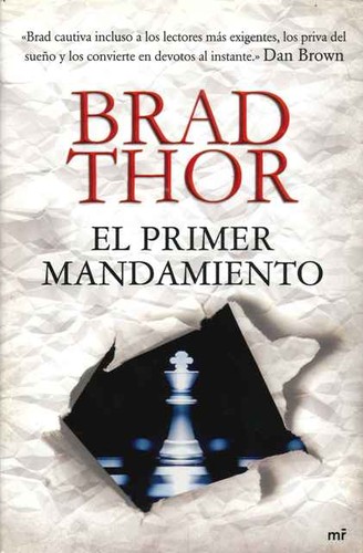 El primer mandamiento de Brad Thor, portada del libro