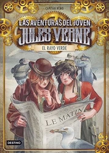 El rayo verde de Capitán Nemo, portada del libro
