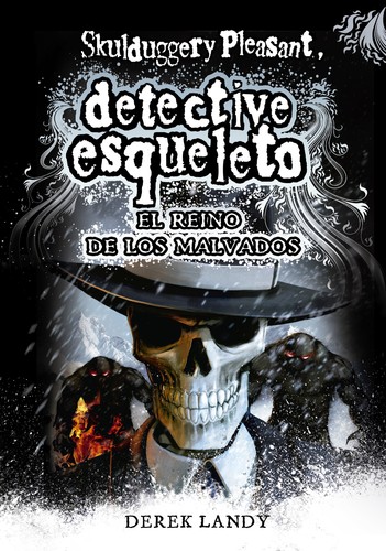 El reino de los malvados de Derek Landy, portada del libro