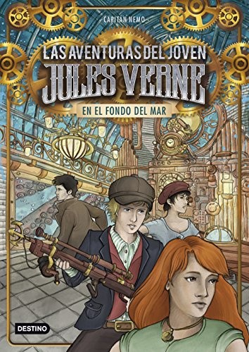 En el fondo del mar de Capitán Nemo, portada del libro