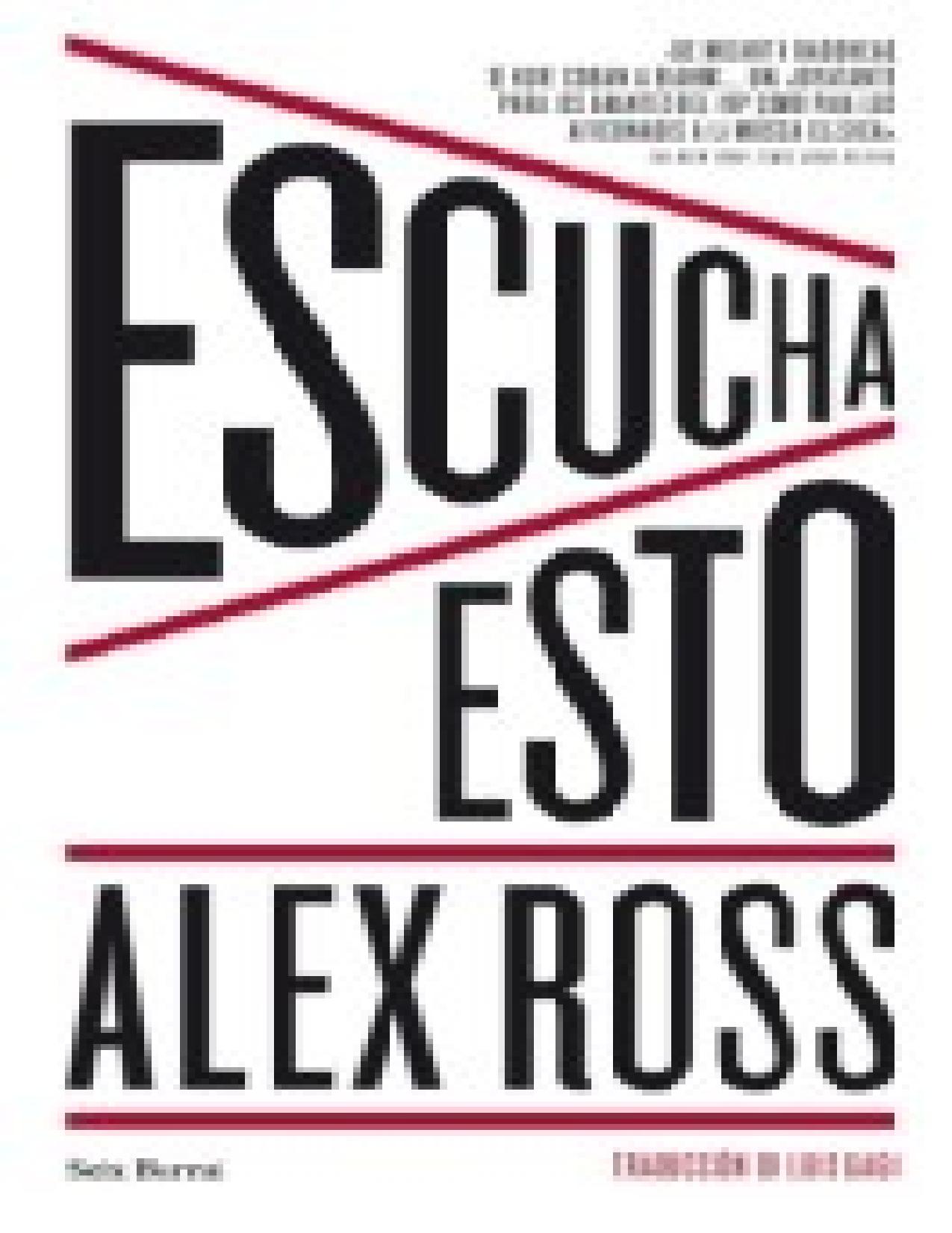 Escucha esto de Alex Ross, portada del libro