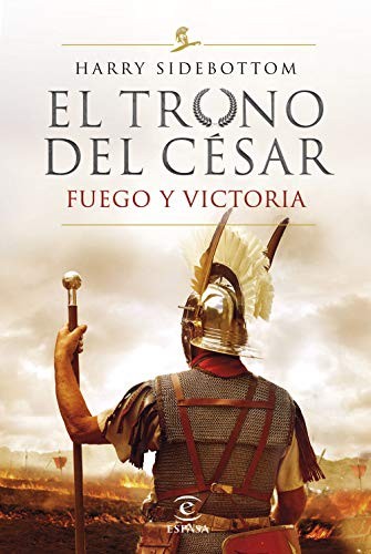 Fuego y victoria de Harry Sidebottom, portada del libro