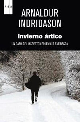Invierno ártico de Arnaldur Indridason, portada del libro