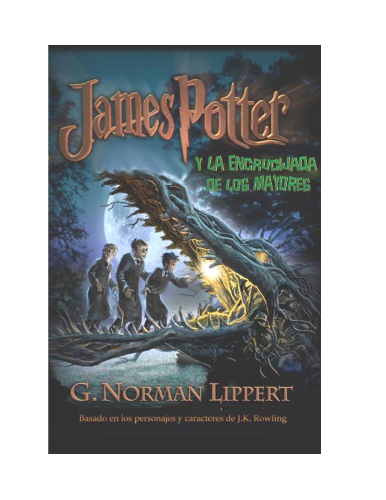 James Potter y la Encrucijada de lo de George Norman Lippert, portada del libro