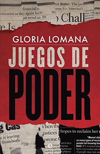 Juegos de poder de Gloria Lomana, portada del libro