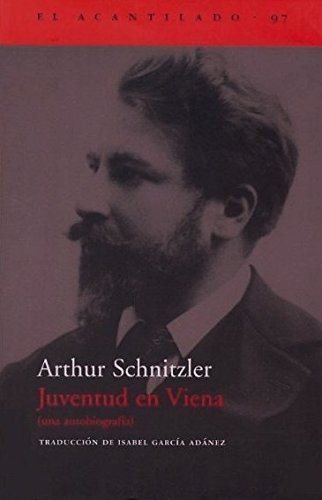 Juventud en Viena de Arthur Schnitzler, portada del libro
