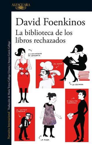 La biblioteca de los libros rechazados de David Foenkinos, portada del libro