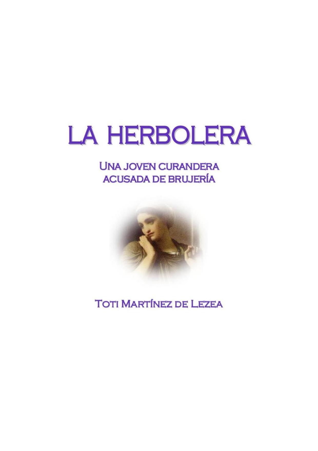 La herbolera c1 de Martinez de Lezea, portada del libro