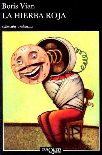 La hierba roja de Boris Vian, portada del libro