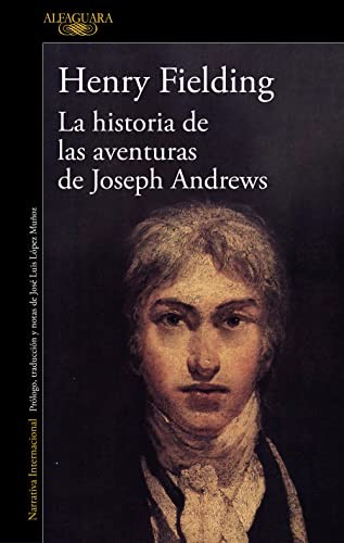 La historia de las aventuras de Joseph Andrews de Henry Fielding, portada del libro