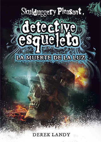 La muerte de la luz de Derek Landy, portada del libro