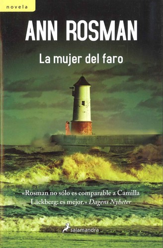 La mujer del faro de Ann Rosman, portada del libro