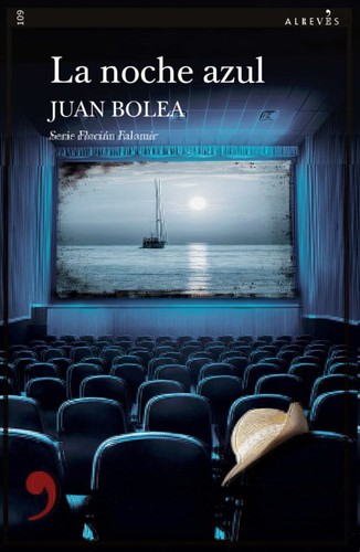 La noche azul de Juan Bolea, portada del libro