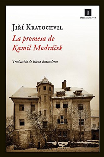La promesa de Kamil Modráček de Jiří Kratochvil, portada del libro