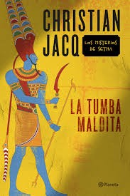 La tumba maldita de Christian Jacq, portada del libro
