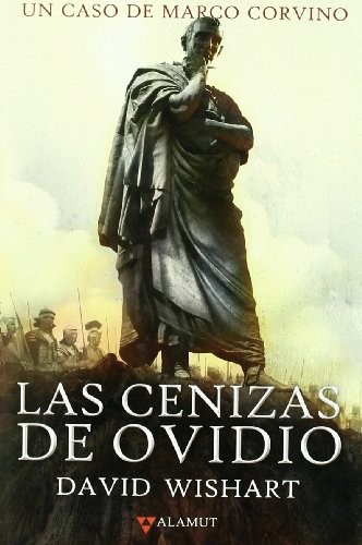 Las cenizas de Ovidio de David Wishart, portada del libro