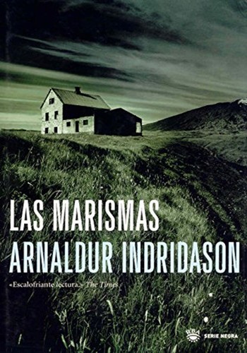 Las Marismas de Arnaldur Indridason, portada del libro