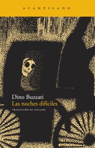Las noches difíciles de Dino Buzzati, portada del libro