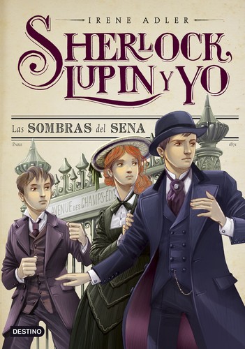 Las sombras del Sena de Irene Adler, portada del libro