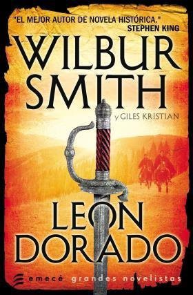 León dorado de Wilbur Smith, portada del libro