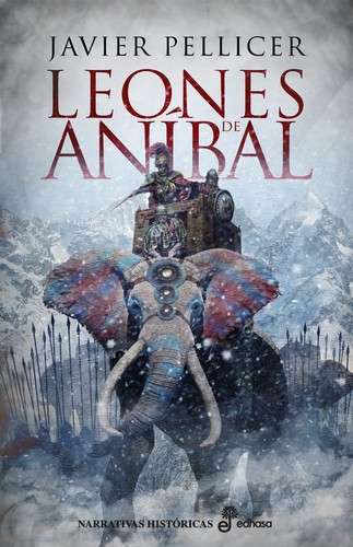 Leones de Aníbal de Javier Pellicer, portada del libro