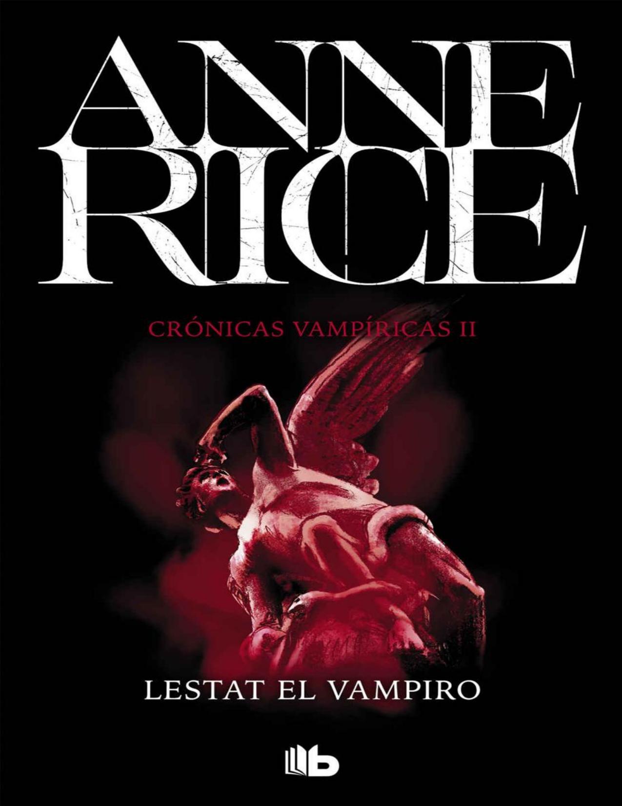 Lestat el vampiro (Cronicas Vampiri de Anne Rice, portada del libro