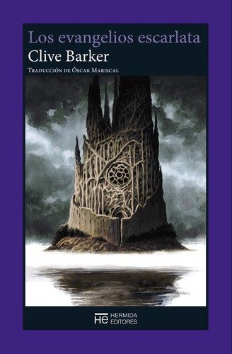 Los evangelios escarlata de Clive Barker, portada del libro