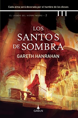 Los santos de Sombra de Gareth Hanrahan, portada del libro
