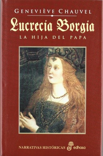 Lucrecia Borgia de Geneviève Chauvel, portada del libro