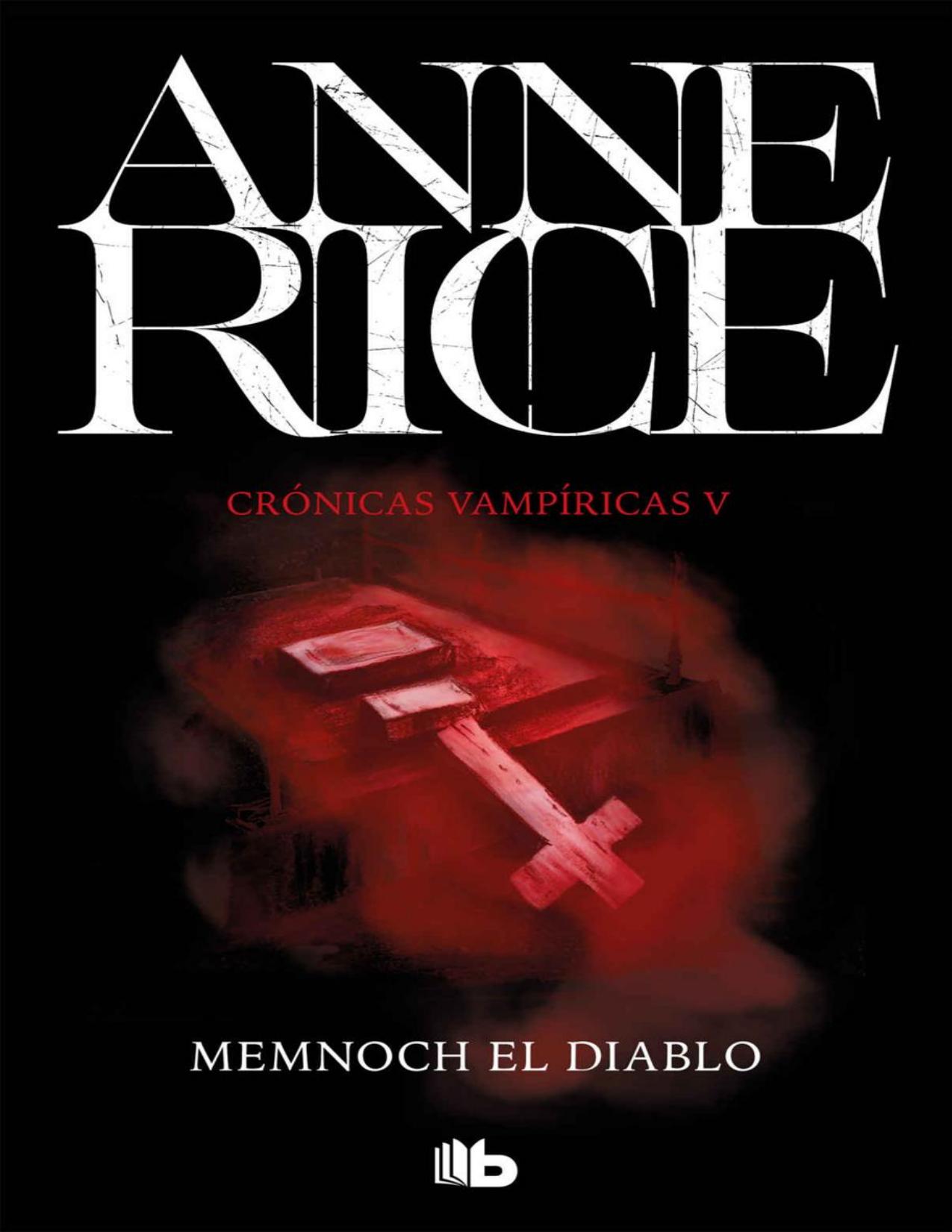 Memnoch el diablo (Cronicas Vampiri de Anne Rice, portada del libro