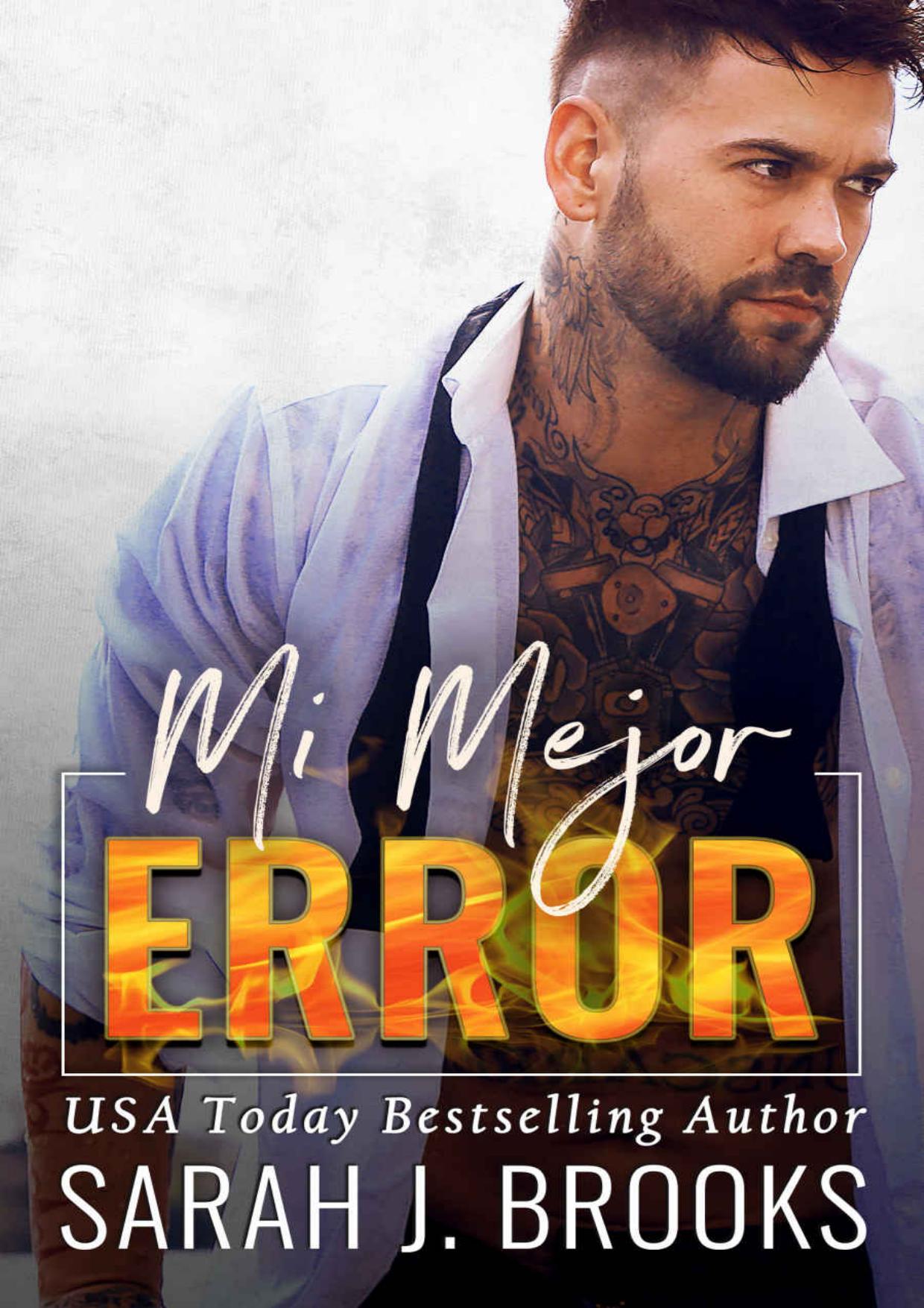 Mi Mejor Error de Sarah J Brooks, portada del libro