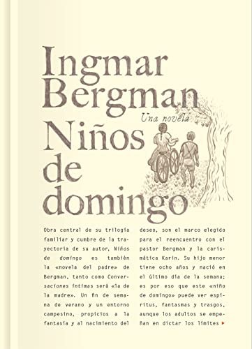 Niños de domingo de Ingmar Bergman, portada del libro