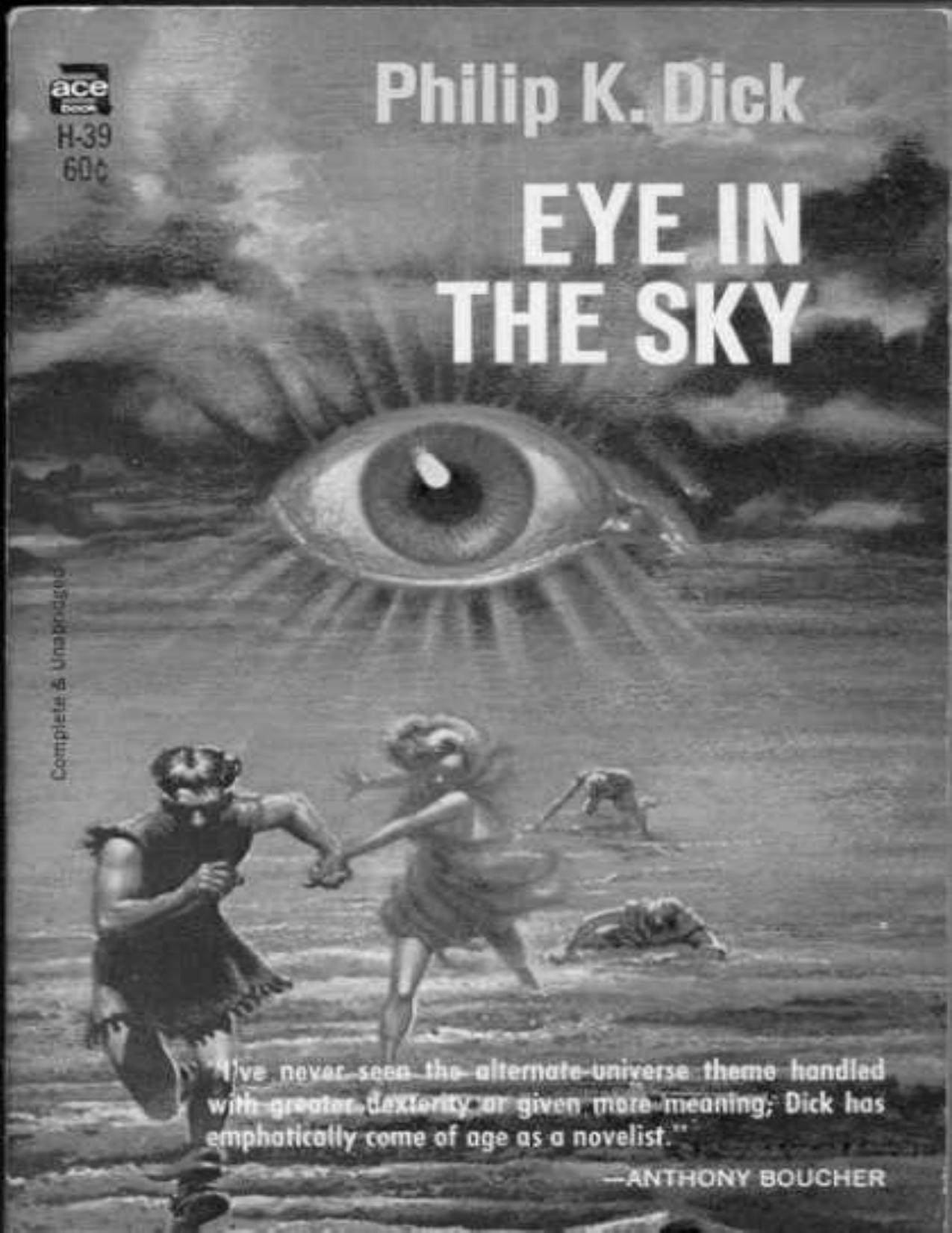 Ojo en el cielo de Philip K Dick, portada del libro